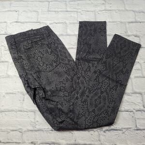 Celebrity Pink Original Denim Jeans Black Snakeskin Mobwife Print Skinny size 5